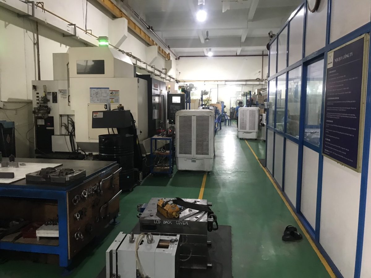 Real factory workshop floor, Vietnam