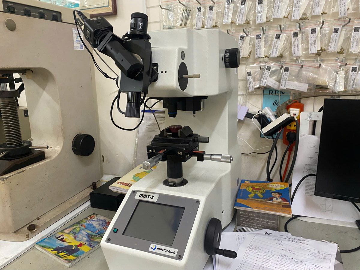 Lidovit hardness testing machine fastener metallurgical inspection Vietnam