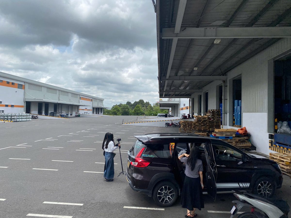 Exterior view of warehouse