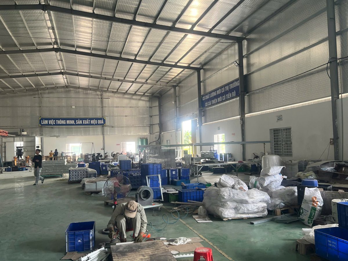 Minh Quang Mechanical Manufacturing main workshop, Vietnam