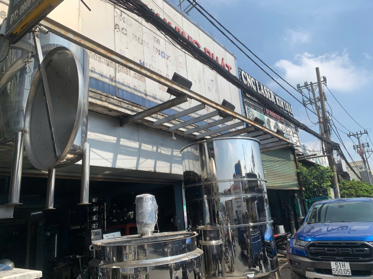 Hung Phat sheet metal factory exterior in Vietnam