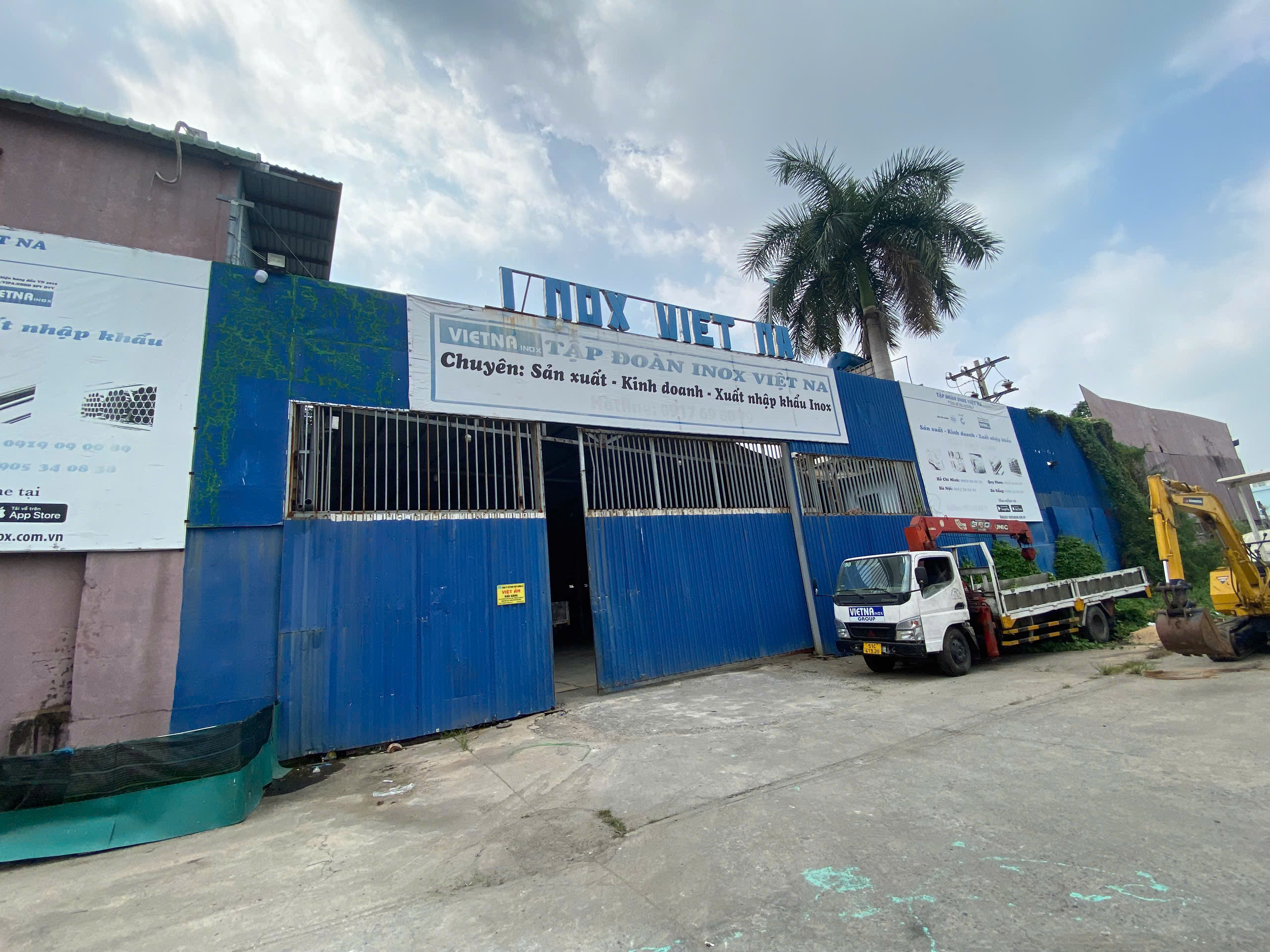 Viet Na Inox factory exterior in Vietnam